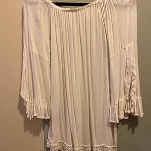 Off shoulder tunic